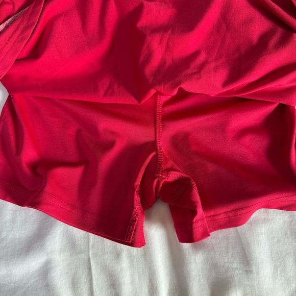 Bolle Pull On Tennis Golf Pickleball Women Skort Skirt w/ Shorts Size Large Pink - Picture 3 of 8